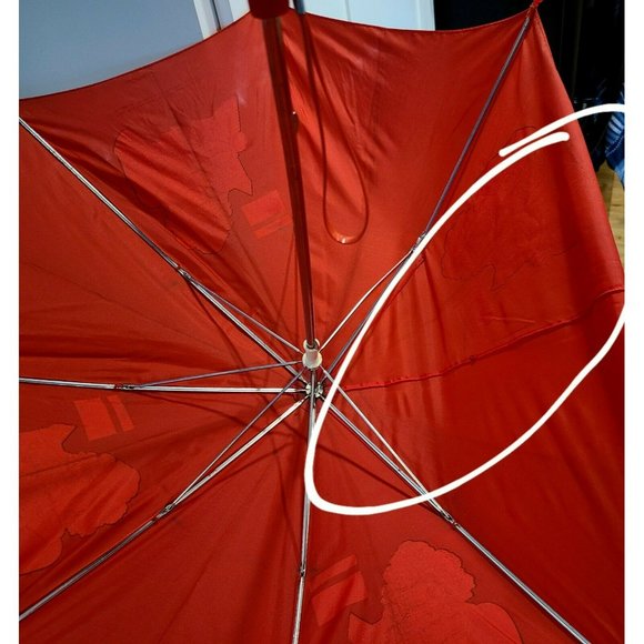 Vintage Little Orphan Annie Umbrella. Red Leapin Lizards Sandy 1982 Tribune - Picture 10 of 12